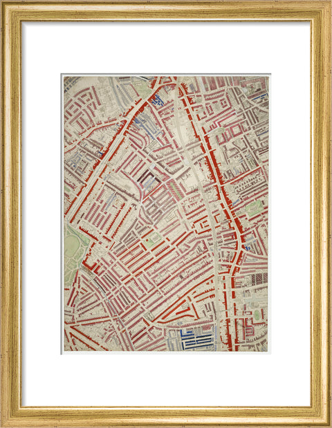 Descriptive map of London Poverty Section 46 1889