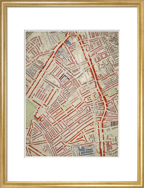 Descriptive map of London Poverty Section 46 1889