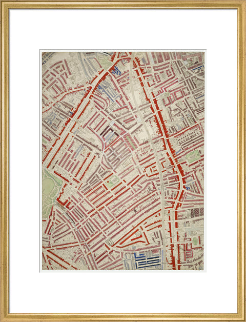 Descriptive map of London Poverty Section 46 1889