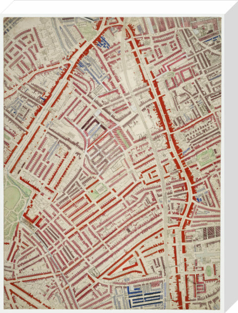 Descriptive map of London Poverty Section 46 1889