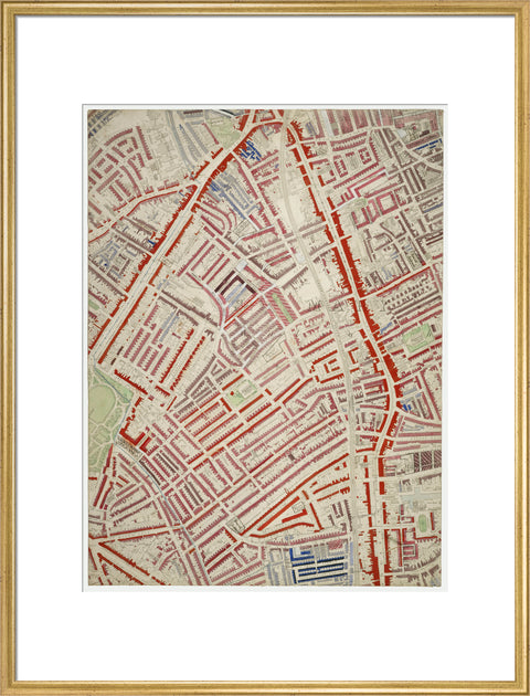 Descriptive map of London Poverty Section 46 1889