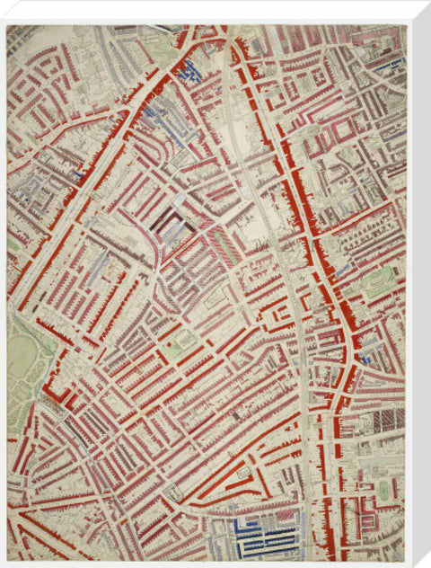 Descriptive map of London Poverty Section 46 1889