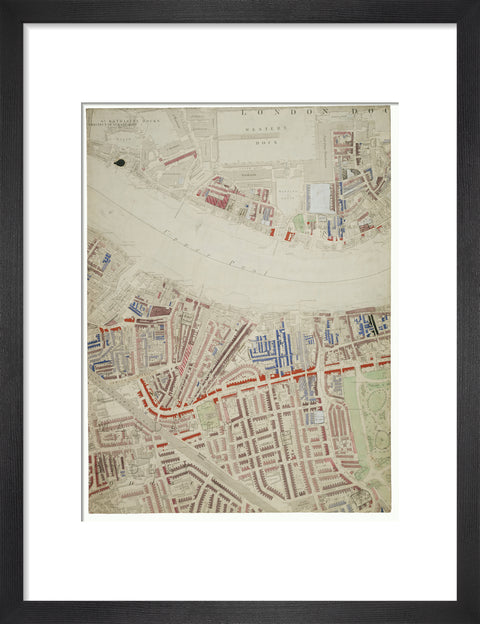 Descriptive map of London Poverty Section 38 1889