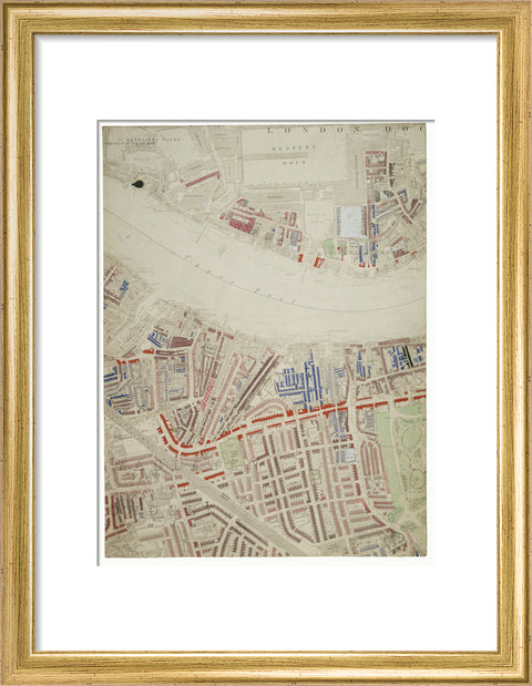 Descriptive map of London Poverty Section 38 1889
