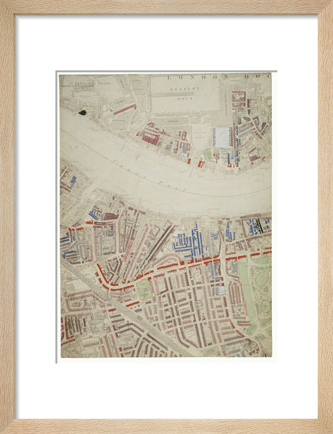 Descriptive map of London Poverty Section 38 1889