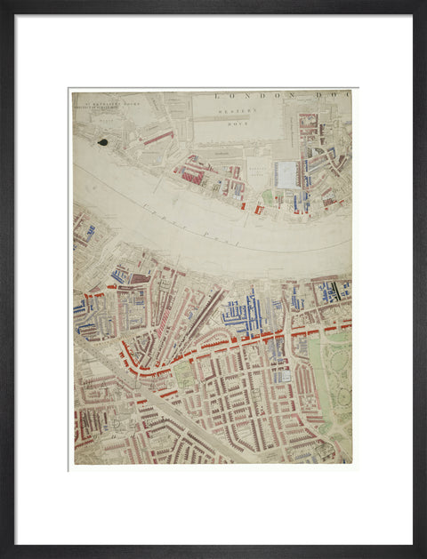 Descriptive map of London Poverty Section 38 1889