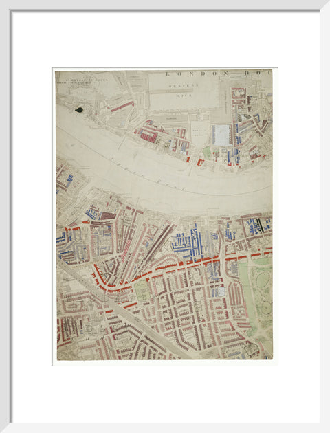 Descriptive map of London Poverty Section 38 1889