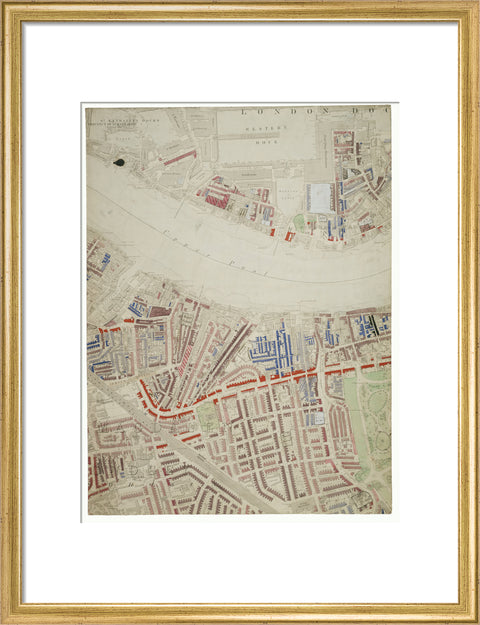 Descriptive map of London Poverty Section 38 1889