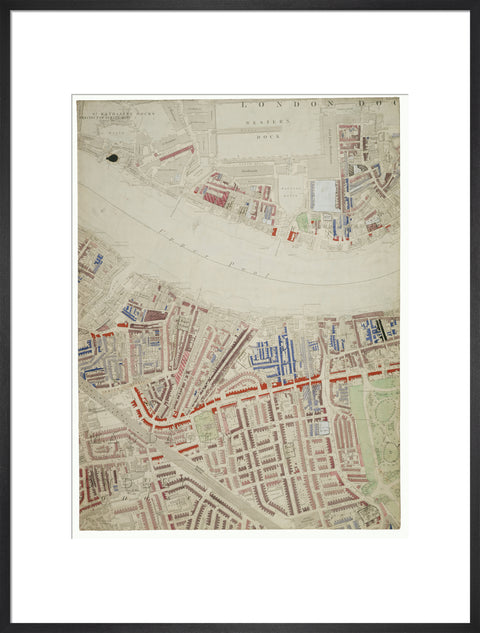 Descriptive map of London Poverty Section 38 1889