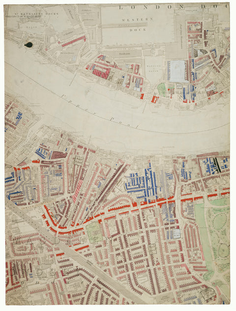 Descriptive map of London Poverty Section 38 1889