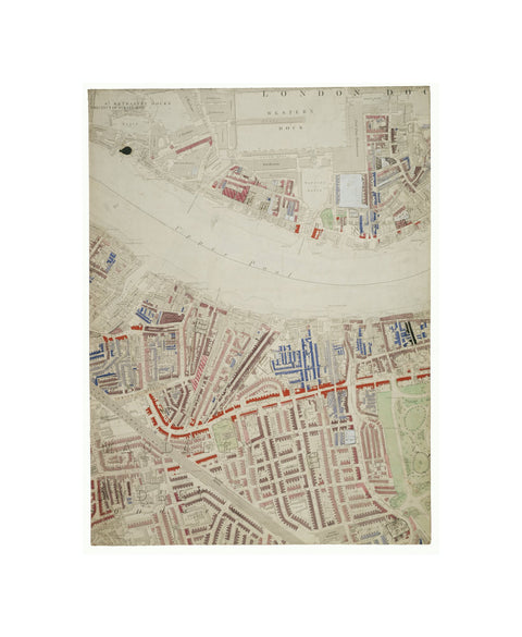 Descriptive map of London Poverty Section 38 1889