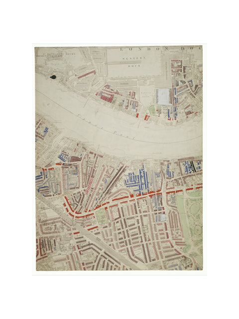 Descriptive map of London Poverty Section 38 1889