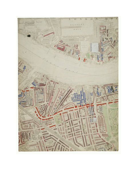 Descriptive map of London Poverty Section 38 1889