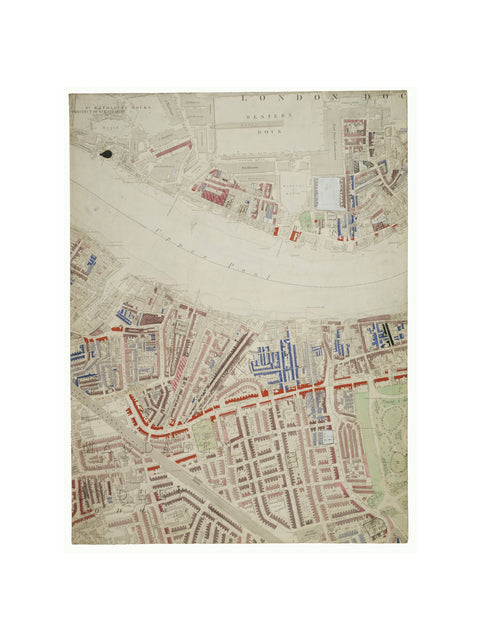 Descriptive map of London Poverty Section 38 1889
