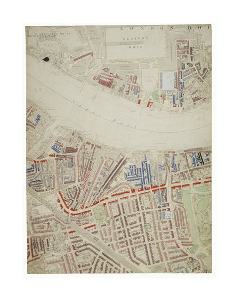 Descriptive map of London Poverty Section 38 1889
