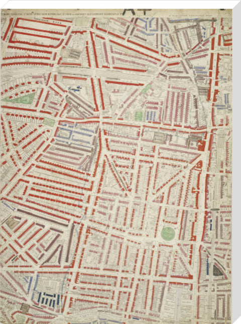 Descriptive map of London Poverty Section 7 1889