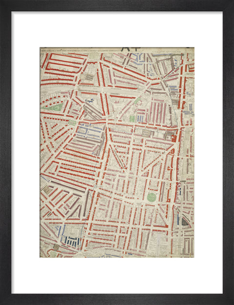 Descriptive map of London Poverty Section 7 1889