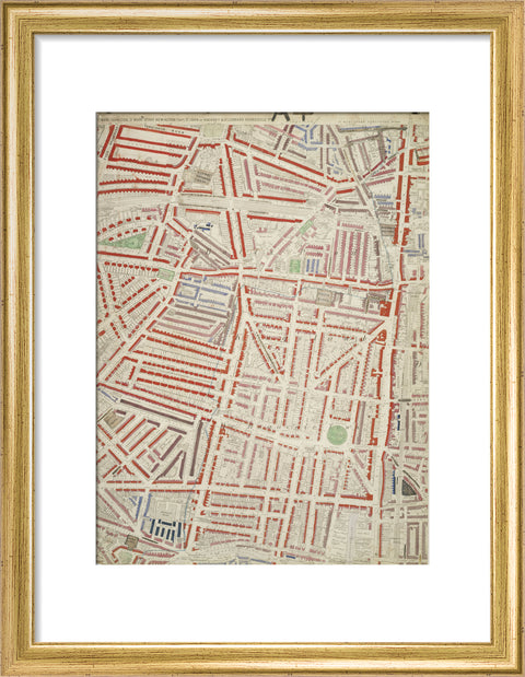 Descriptive map of London Poverty Section 7 1889