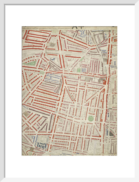 Descriptive map of London Poverty Section 7 1889
