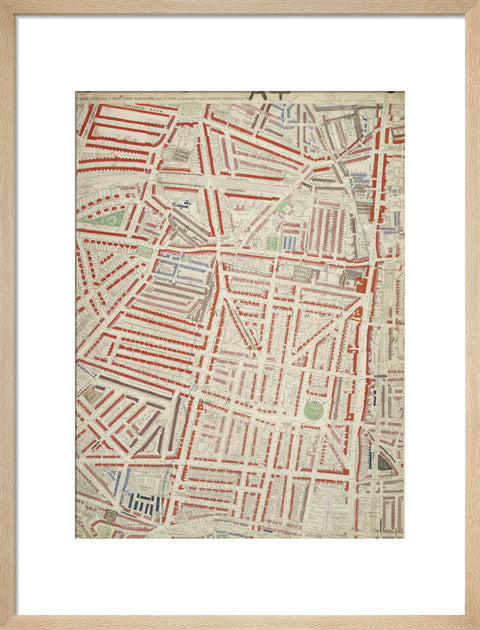 Descriptive map of London Poverty Section 7 1889