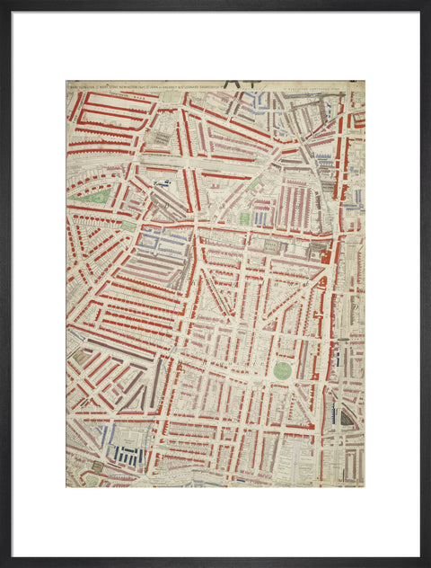 Descriptive map of London Poverty Section 7 1889