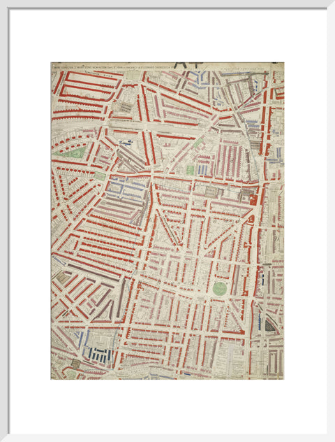Descriptive map of London Poverty Section 7 1889