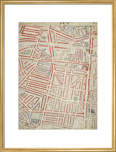 Descriptive map of London Poverty Section 7 1889