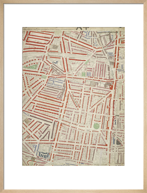 Descriptive map of London Poverty Section 7 1889