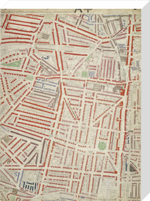 Descriptive map of London Poverty Section 7 1889