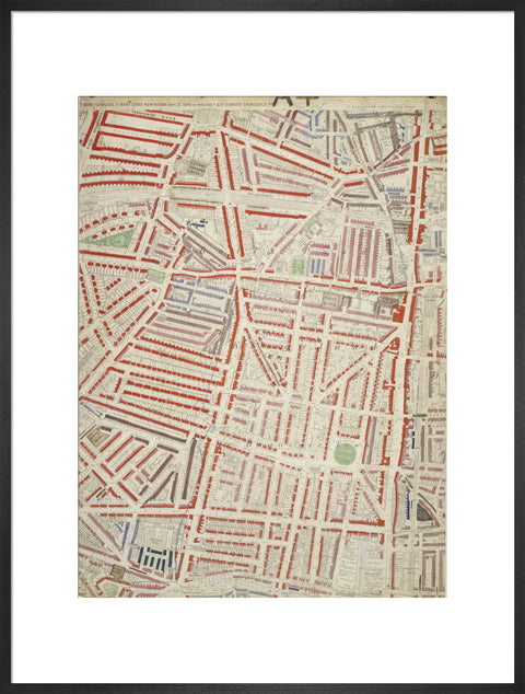Descriptive map of London Poverty Section 7 1889