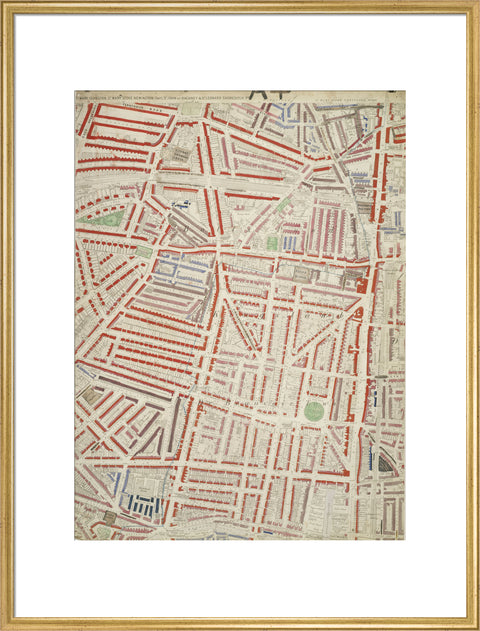 Descriptive map of London Poverty Section 7 1889