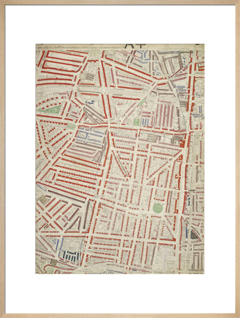 Descriptive map of London Poverty Section 7 1889
