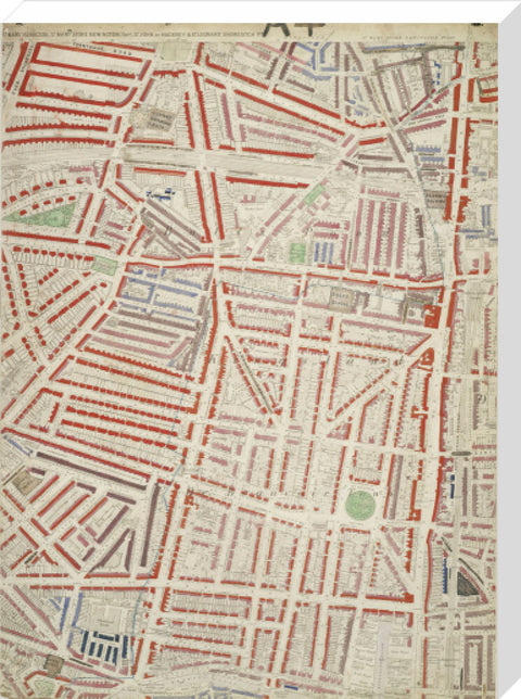 Descriptive map of London Poverty Section 7 1889