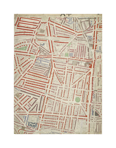 Descriptive map of London Poverty Section 7 1889