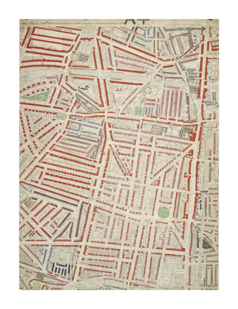 Descriptive map of London Poverty Section 7 1889