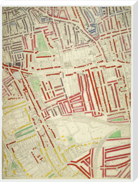 Descriptive map of London Poverty Section 57 1889