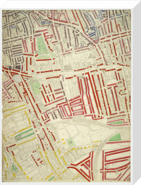 Descriptive map of London Poverty Section 57 1889