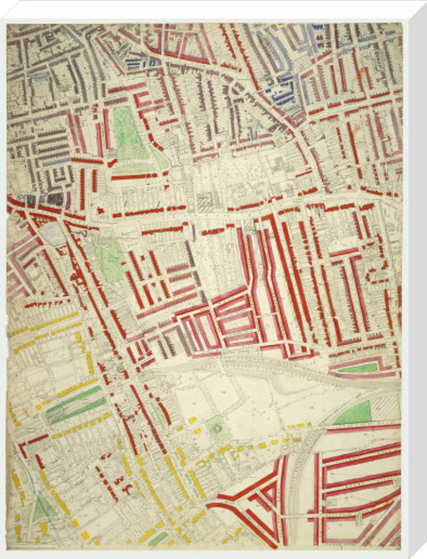 Descriptive map of London Poverty Section 57 1889
