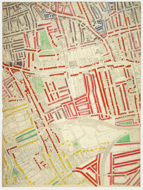 Descriptive map of London Poverty Section 57 1889
