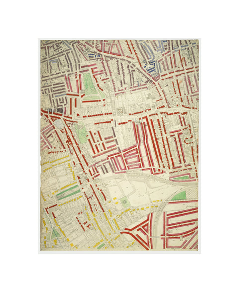 Descriptive map of London Poverty Section 57 1889
