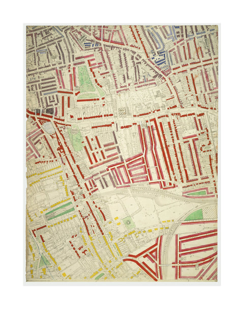 Descriptive map of London Poverty Section 57 1889
