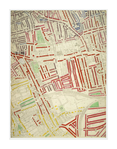 Descriptive map of London Poverty Section 57 1889