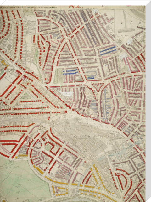 Descriptive map of London Poverty Section 3 1889
