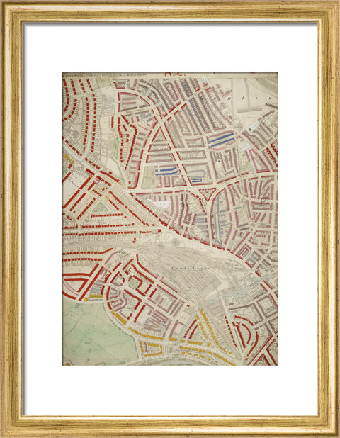 Descriptive map of London Poverty Section 3 1889
