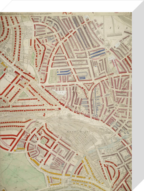 Descriptive map of London Poverty Section 3 1889