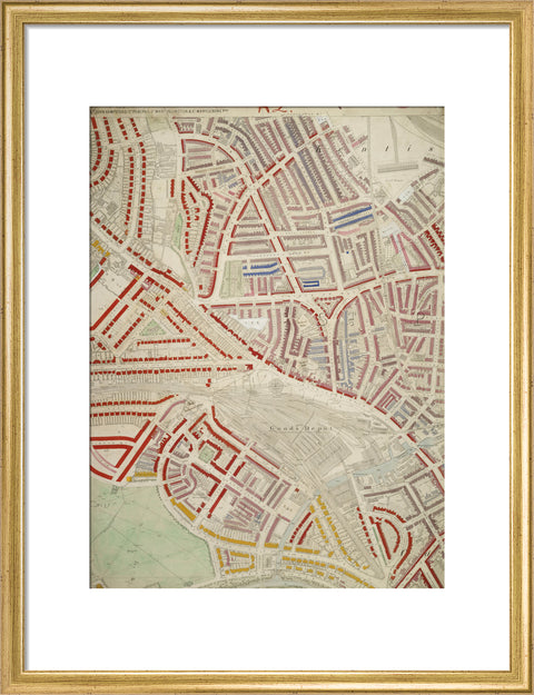 Descriptive map of London Poverty Section 3 1889