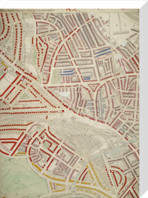 Descriptive map of London Poverty Section 3 1889