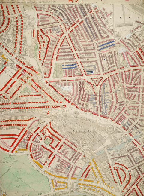 Descriptive map of London Poverty Section 3 1889