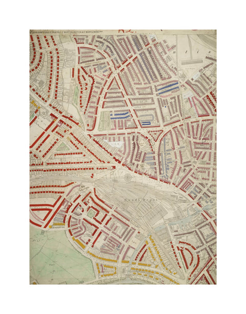 Descriptive map of London Poverty Section 3 1889