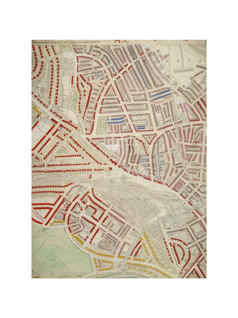 Descriptive map of London Poverty Section 3 1889